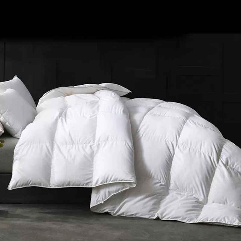 Pure White Cotton Hotel Down Comforter 70% ลงไป 30% ขนนก