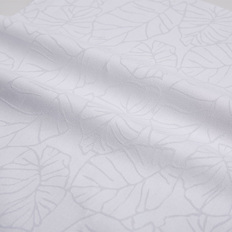 ผ้าฝ้าย jacquard ออกจากผ้าผ้าปูที่นอนสิ่งทอของโรงแรม